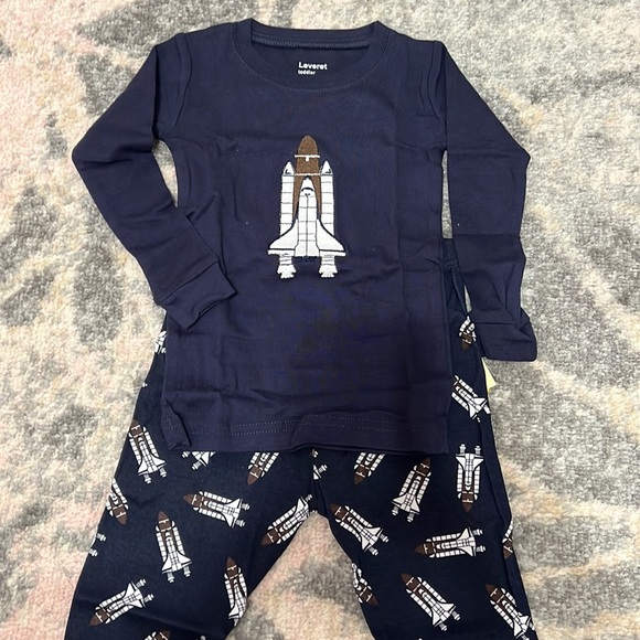 NWT Rocketship Pajamas - Picture 2 of 3